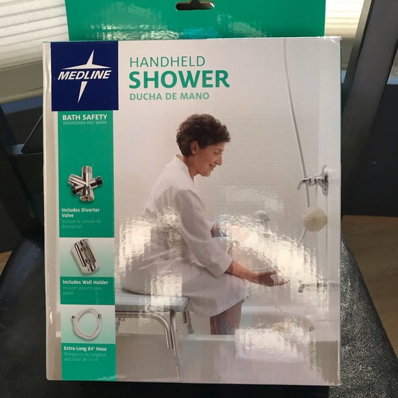 MEDLINE HANDHELD SHOWER BATH SAFETY w/Wall Holder 84" hose Never Opened - Picture 7 of 10